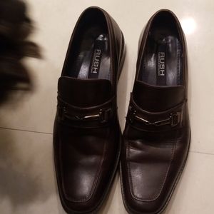 Gordon Rush leather slip on shoes